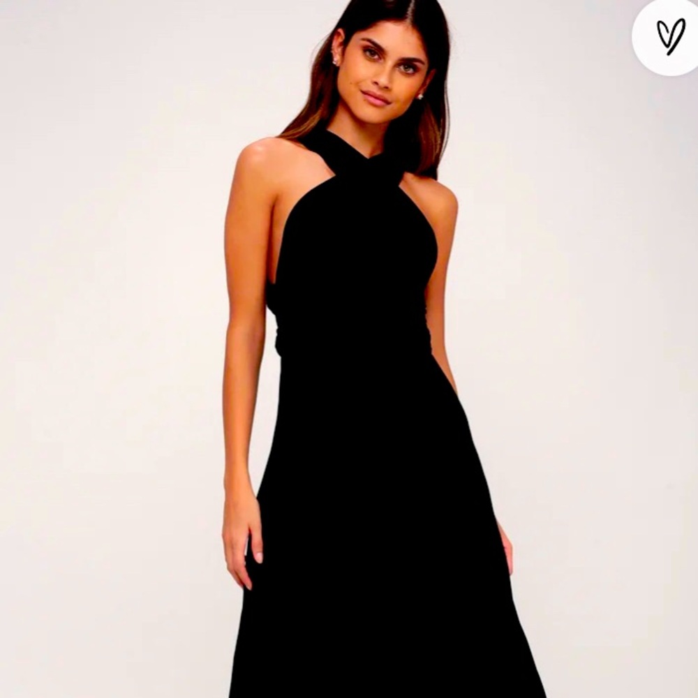 Lulus Tricks of the Trade Black Maxi Dress